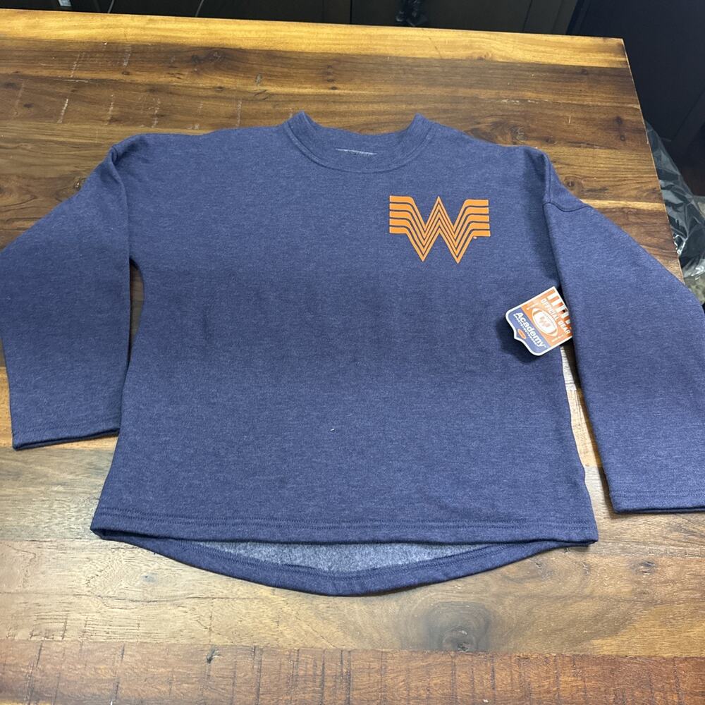WHATABURGER Sweatshirt size 12-14 NWT